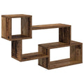 Schwebendes Regal Wandhalterung Braun 87 x 20 x 55 cm