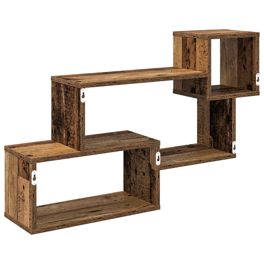 Schwebendes Regal Wandhalterung Braun 87 x 20 x 55 cm