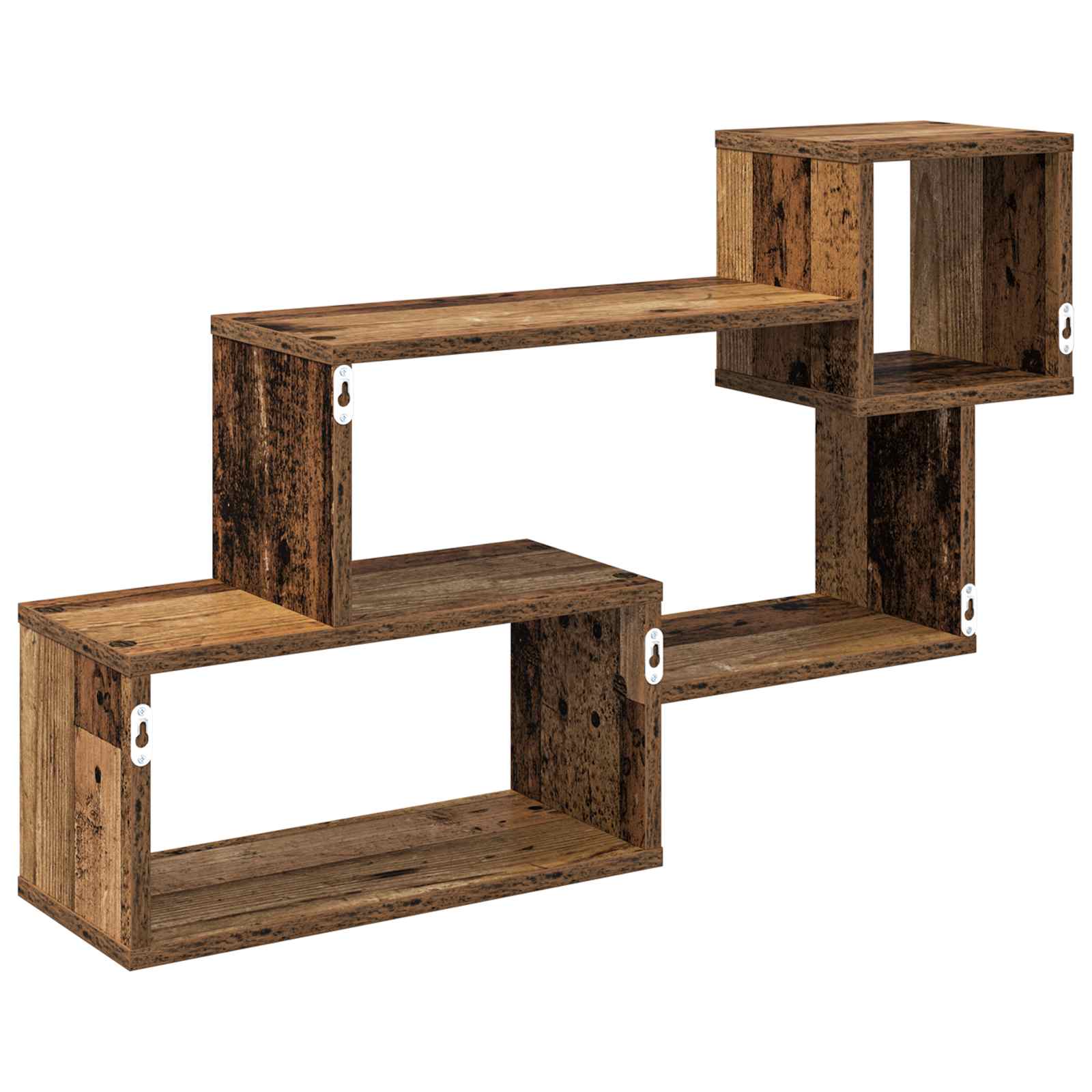 Schwebendes Regal Wandhalterung Braun 87 x 20 x 55 cm