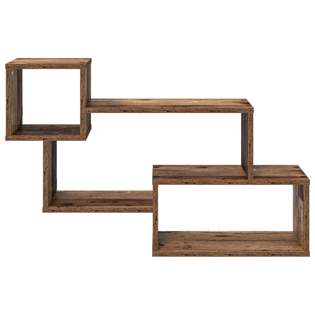 Schwebendes Regal Wandhalterung Braun 87 x 20 x 55 cm