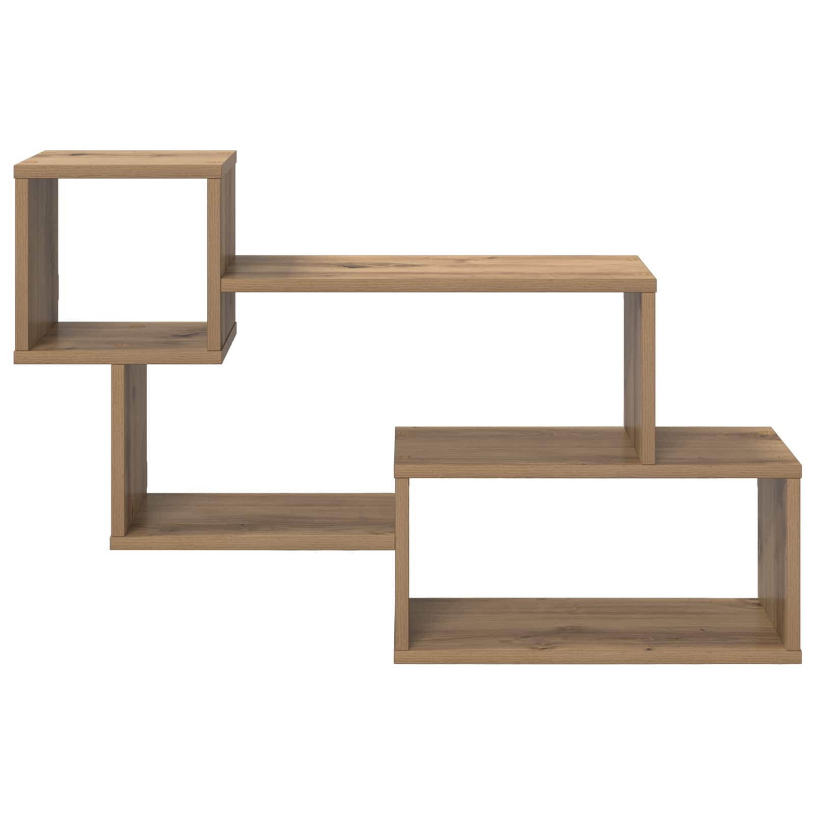 Schwebendes Regal Wandhalterung Braun 87 x 20 x 55 cm