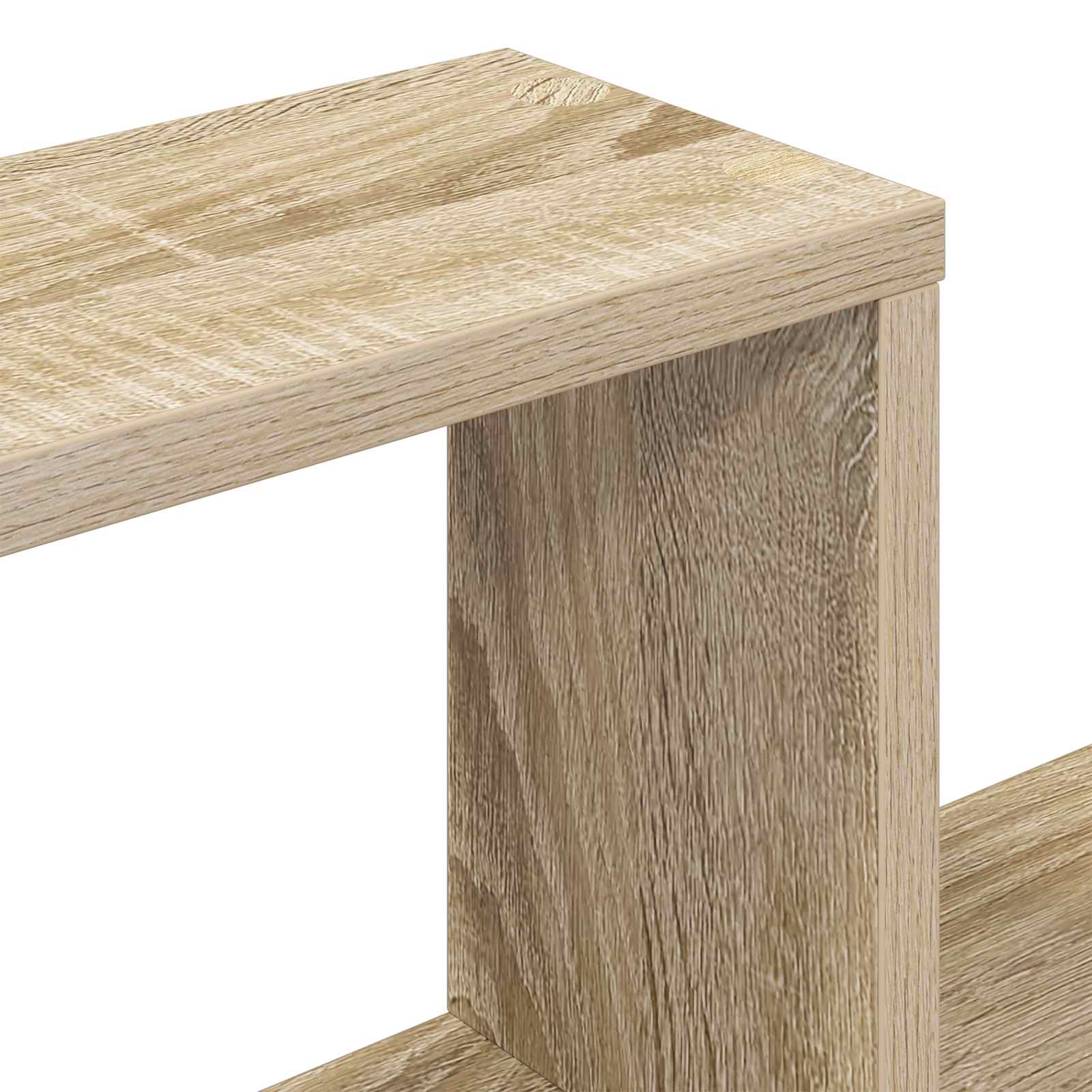 Wandregal Wandhalterung Braun 55 x 15 x 35 cm Holzwerkstoff