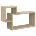 Wandregal Wandhalterung Braun 55 x 15 x 35 cm Holzwerkstoff