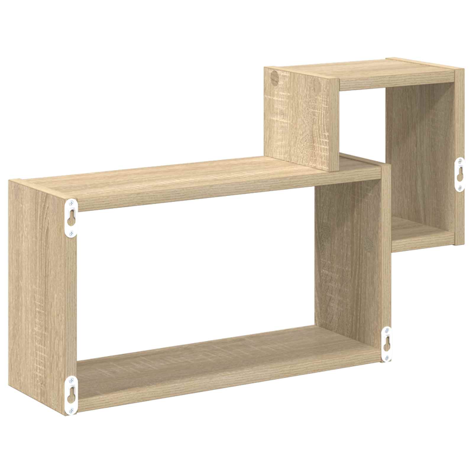 Wandregal Wandhalterung Braun 55 x 15 x 35 cm Holzwerkstoff