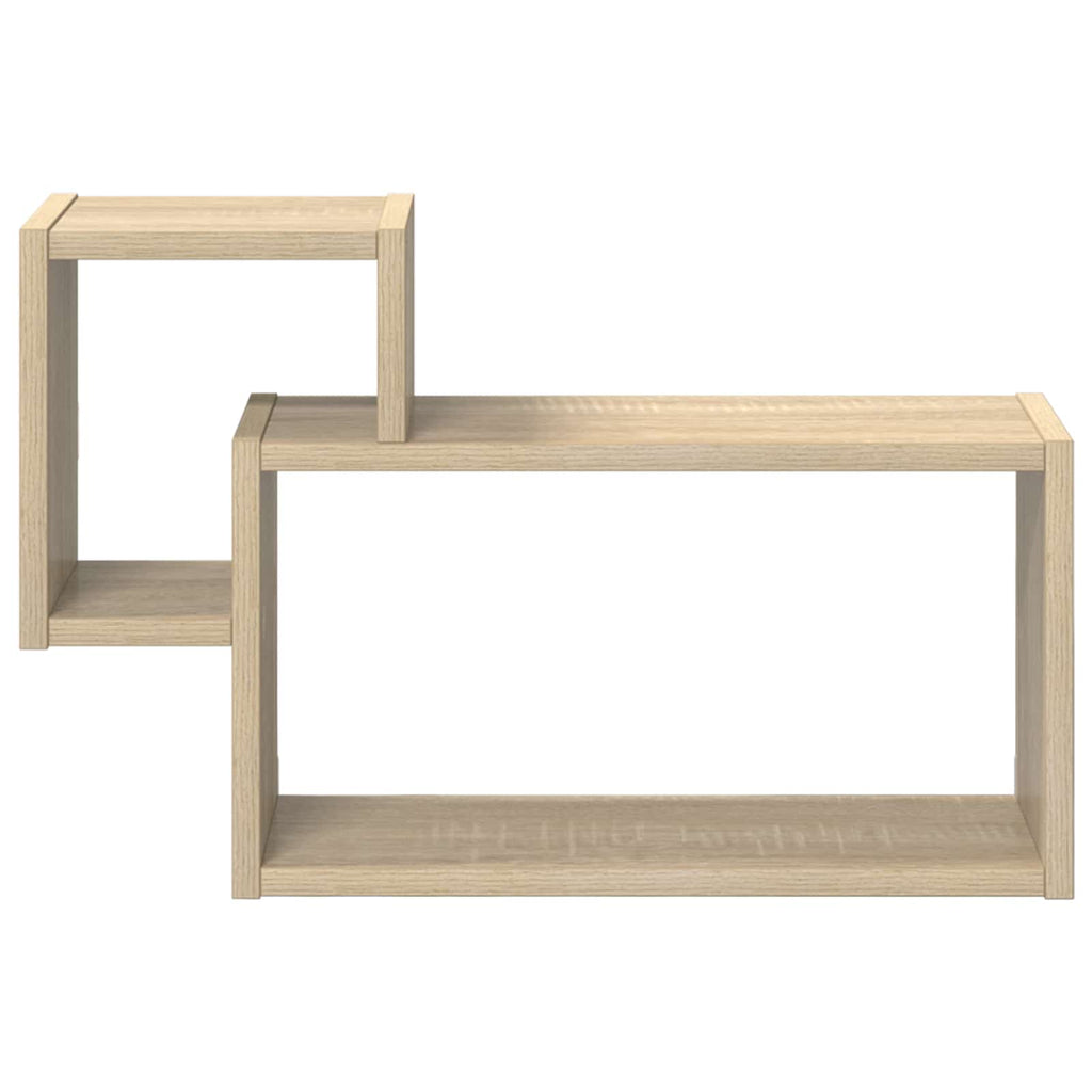 Wandregal Wandhalterung Braun 55 x 15 x 35 cm Holzwerkstoff