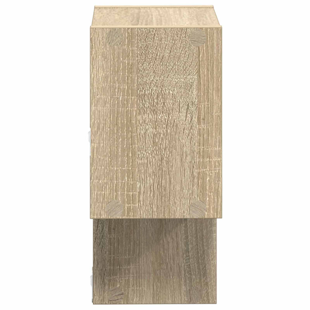 Wandregal Wandhalterung Braun 55 x 15 x 35 cm Holzwerkstoff