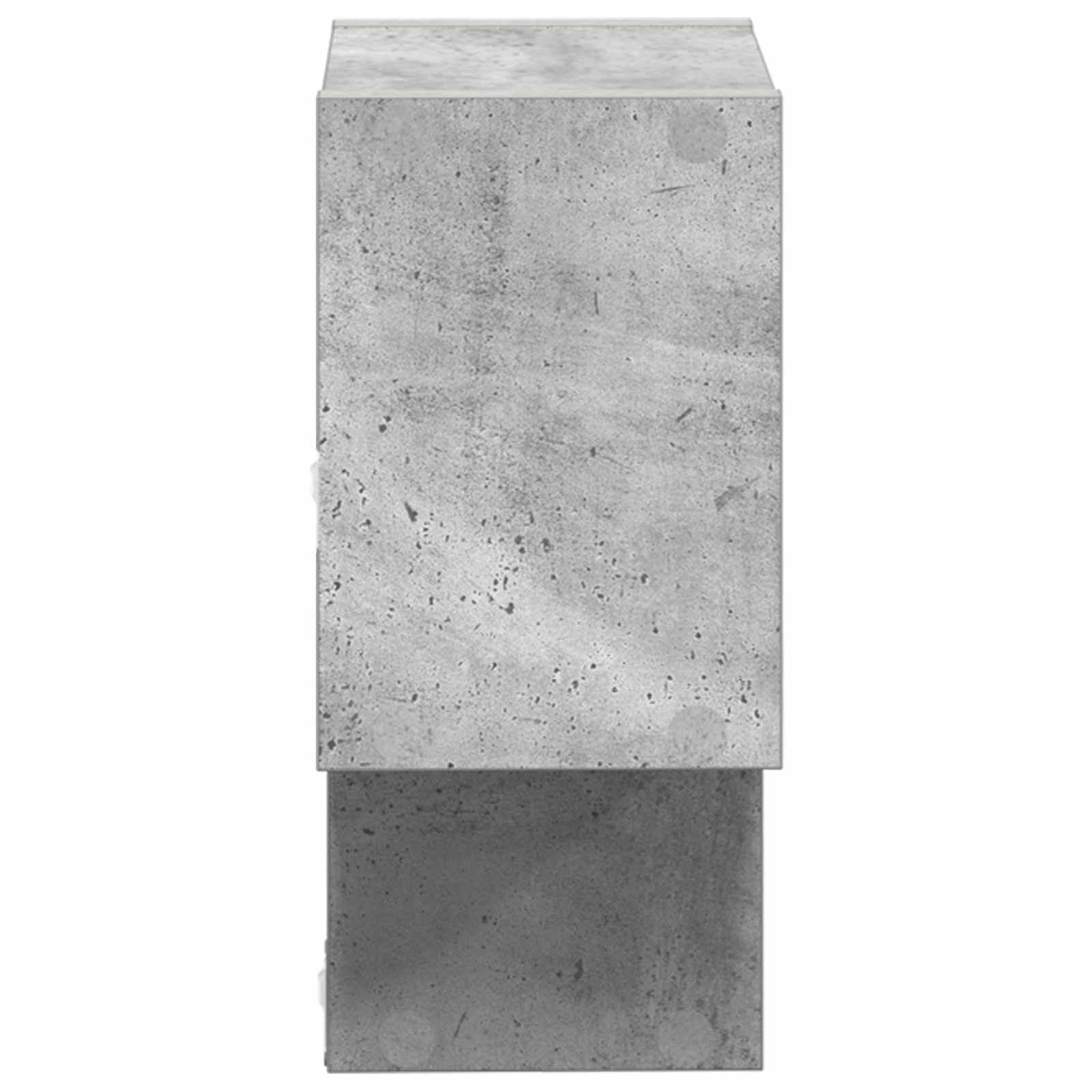 Wandregal Wandhalterung Grau 55 x 15 x 35 cm Holzwerkstoff