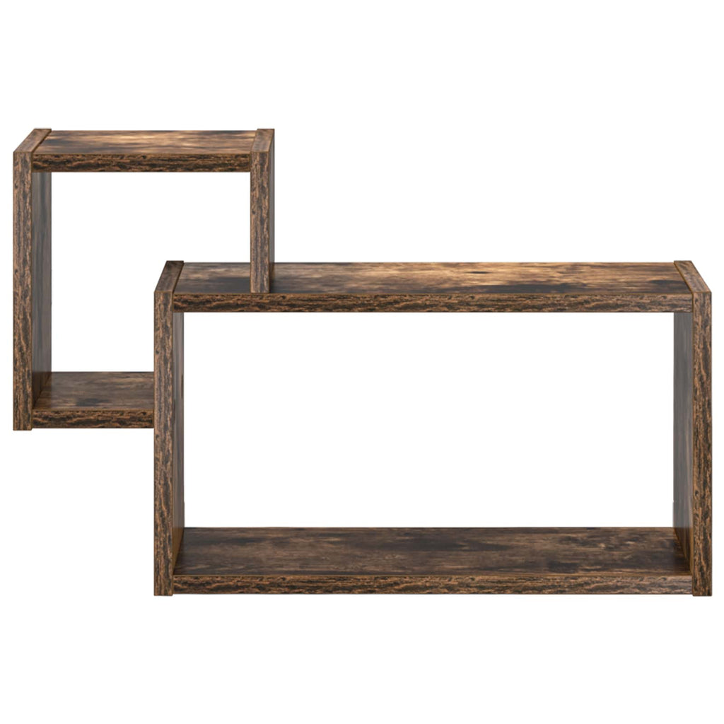 Wandregal Wandhalterung Braun 55 x 15 x 35 cm Holzwerkstoff