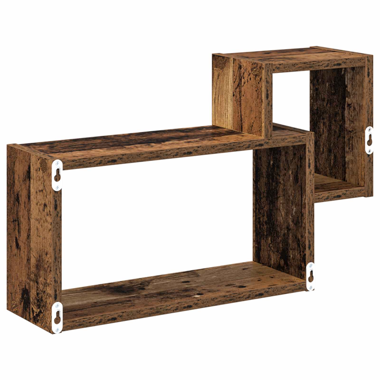 Wandregal Wandhalterung Braun 55 x 15 x 35 cm Holzwerkstoff