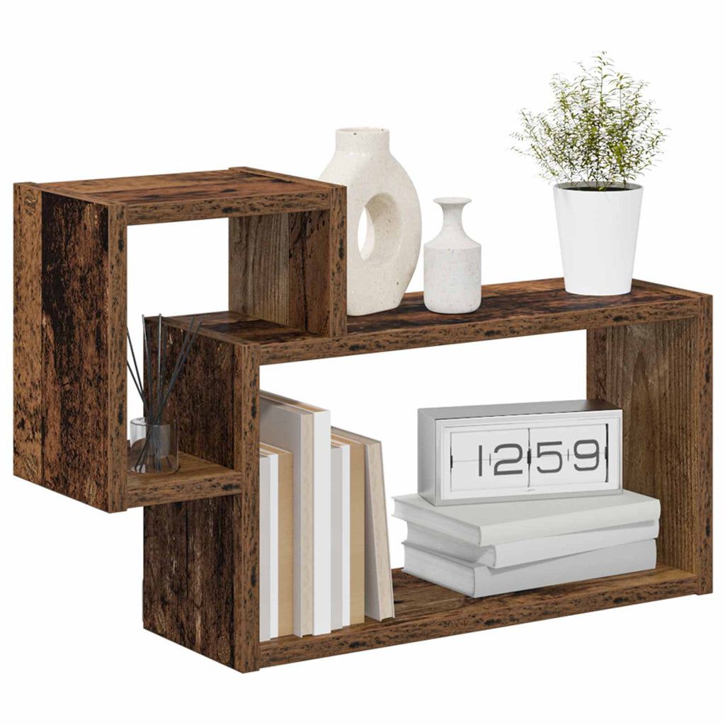 Wandregal Wandhalterung Braun 55 x 15 x 35 cm Holzwerkstoff