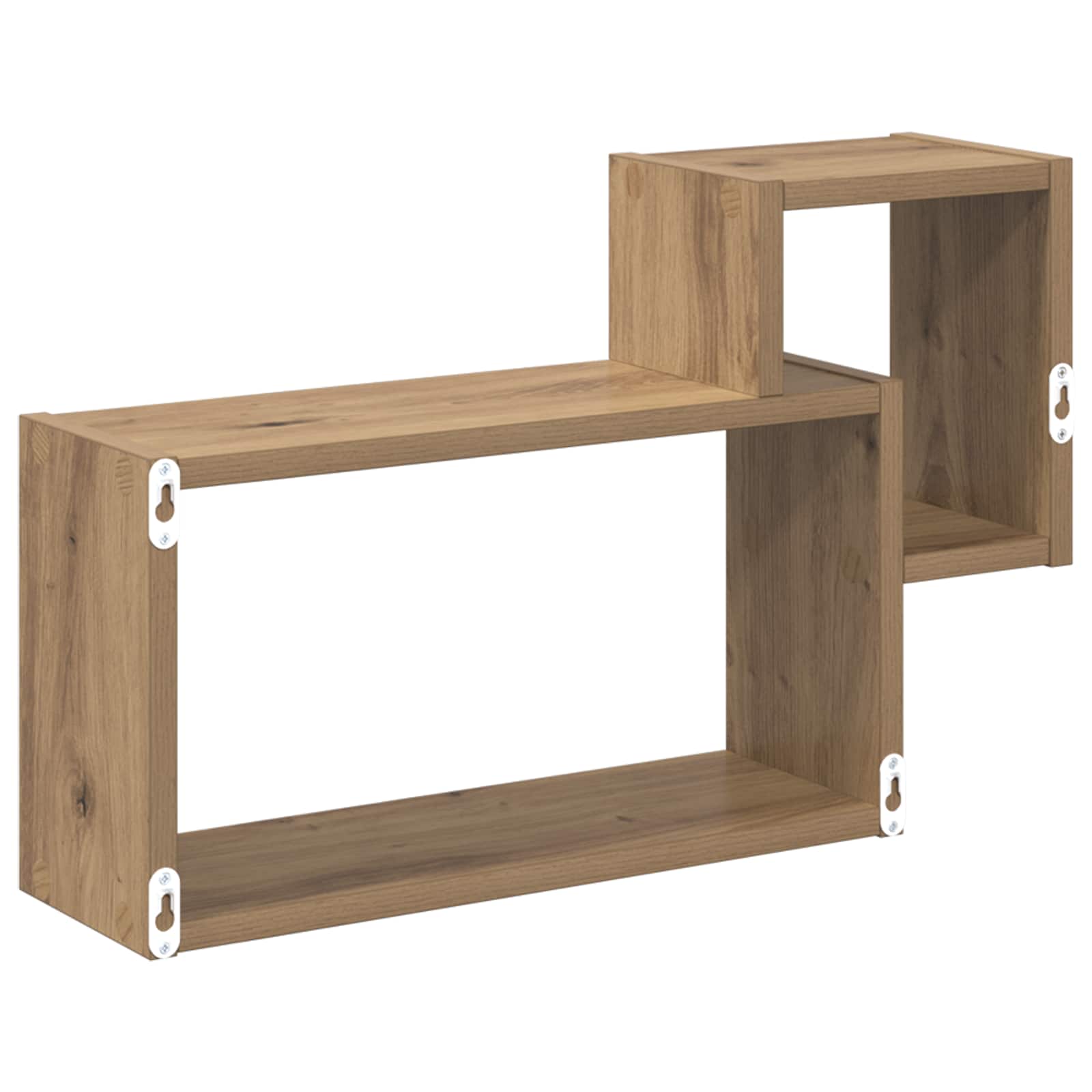 Wandregal Wandhalterung Braun 55 x 15 x 35 cm Holzwerkstoff
