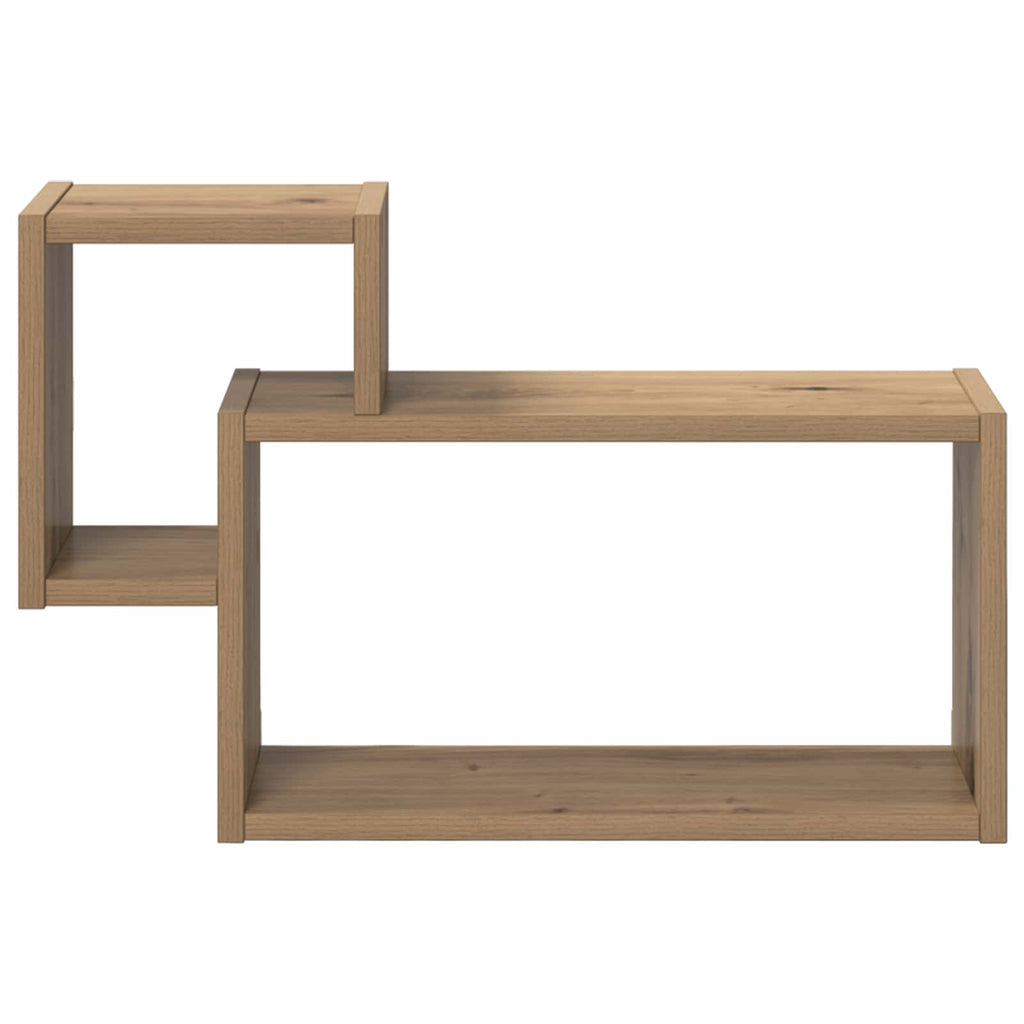 Wandregal Wandhalterung Braun 55 x 15 x 35 cm Holzwerkstoff