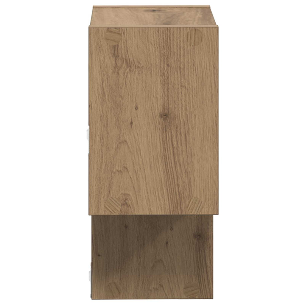 Wandregal Wandhalterung Braun 55 x 15 x 35 cm Holzwerkstoff
