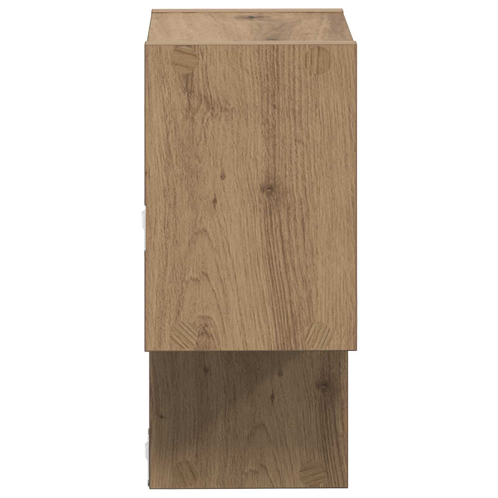 Wandregal Wandhalterung Braun 55 x 15 x 35 cm Holzwerkstoff