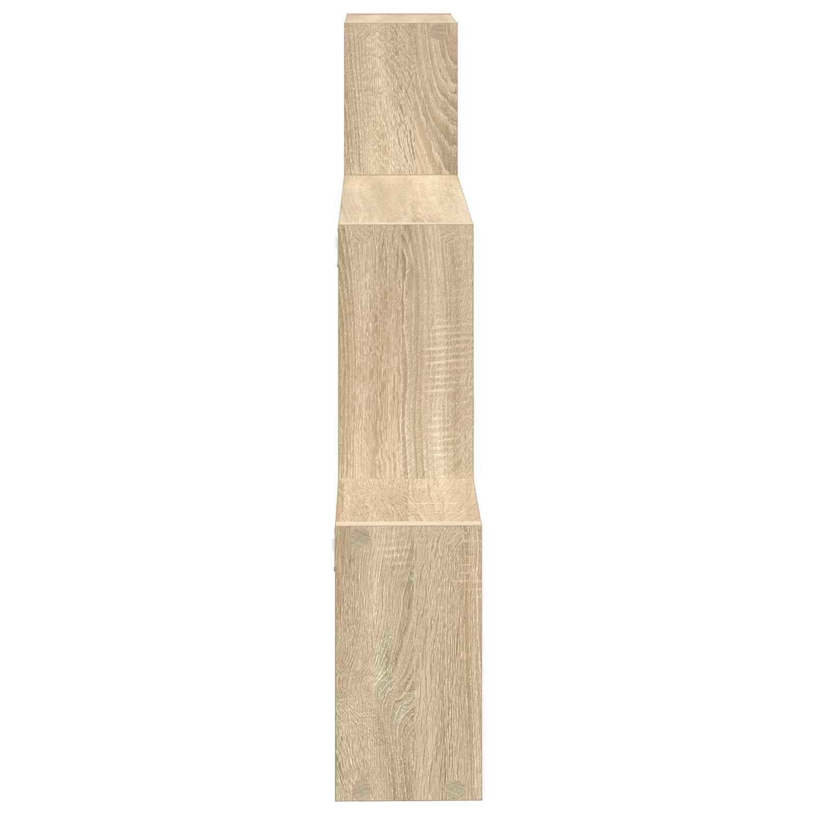 Wandregal Wandhalterung Braun 91,5 x 15 x 76 cm Holzwerkstoff