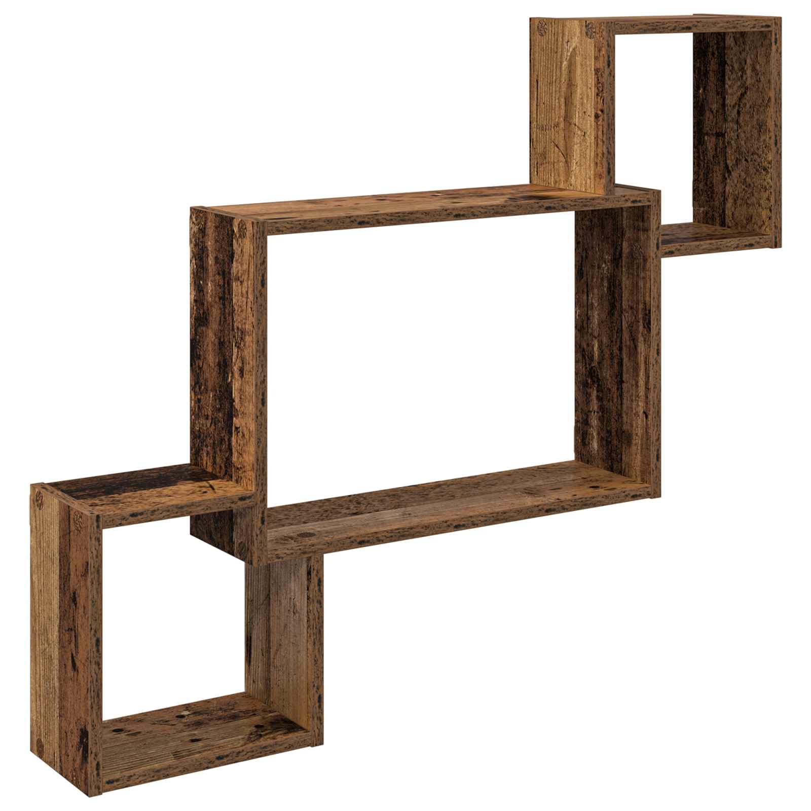 Wandregal Wandhalterung Braun 91,5 x 15 x 76 cm Holzwerkstoff