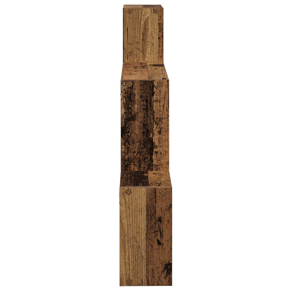 Wandregal Wandhalterung Braun 91,5 x 15 x 76 cm Holzwerkstoff