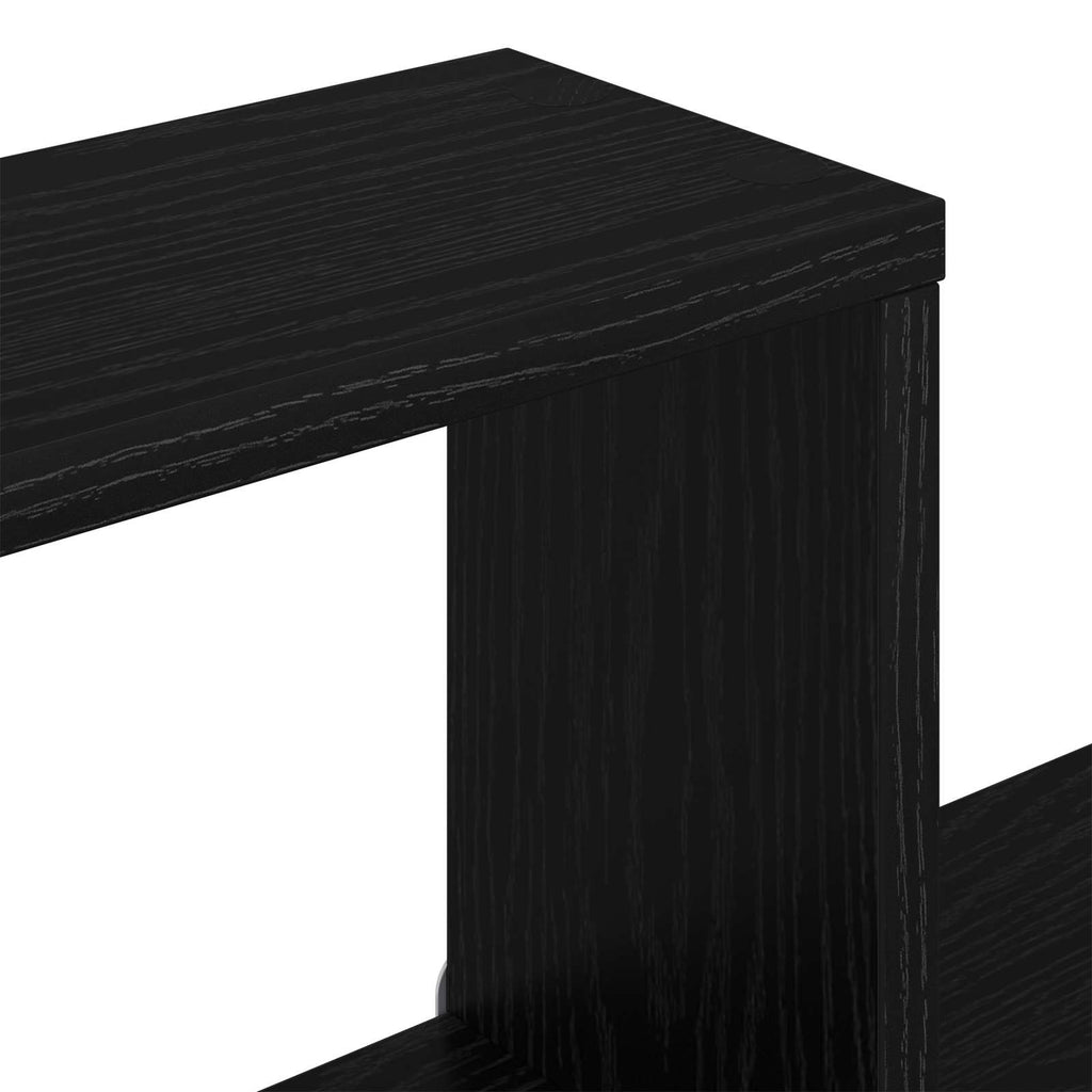 Wandwürfelregale Wandhalterung Schwarz 64 x 13,5 x 91,5 cm