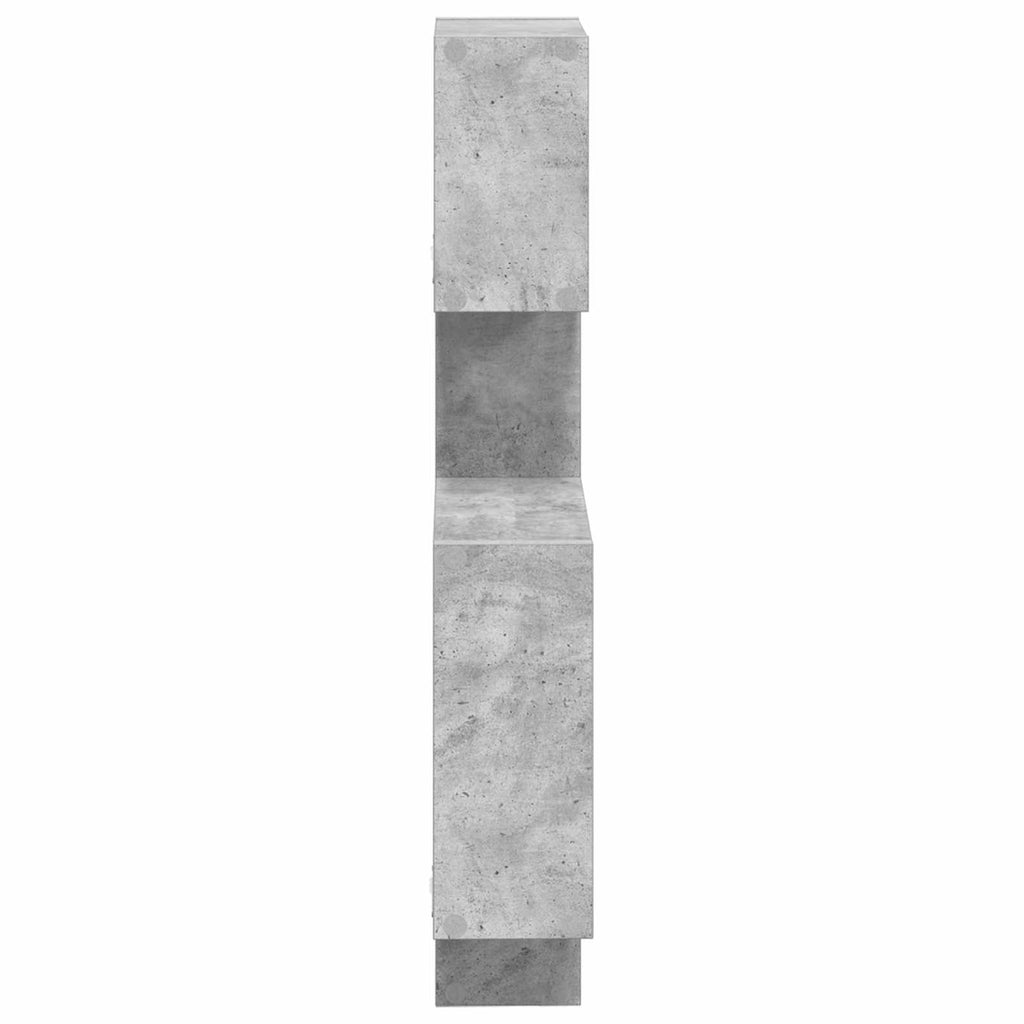 Wandwürfelregale Wandhalterung Grau 64 x 13,5 x 91,5 cm