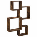 Wandwürfelregale Wandhalterung Braun 64 x 13,5 x 91,5 cm