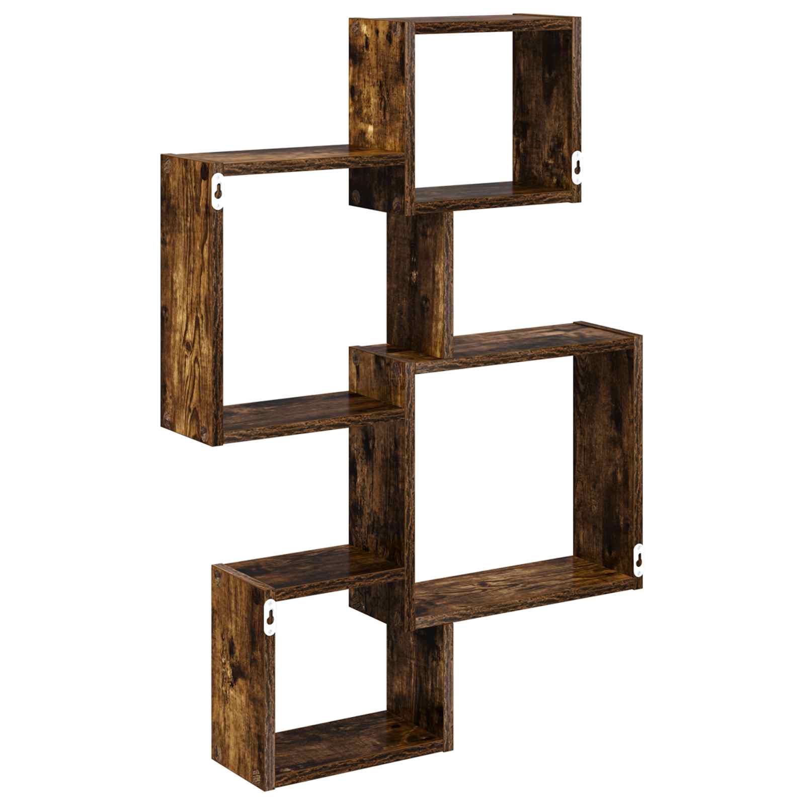Wandwürfelregale Wandhalterung Braun 64 x 13,5 x 91,5 cm