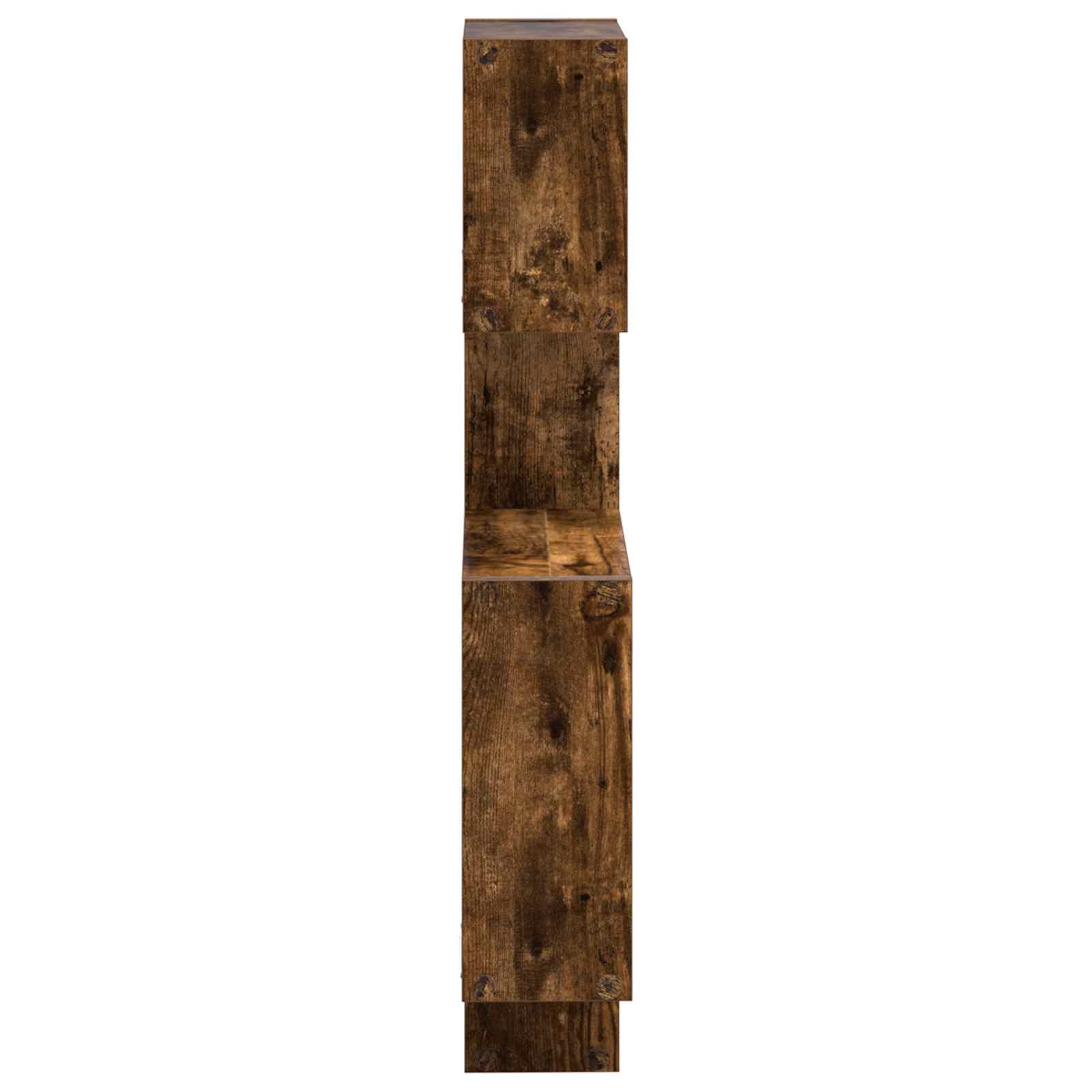 Wandwürfelregale Wandhalterung Braun 64 x 13,5 x 91,5 cm