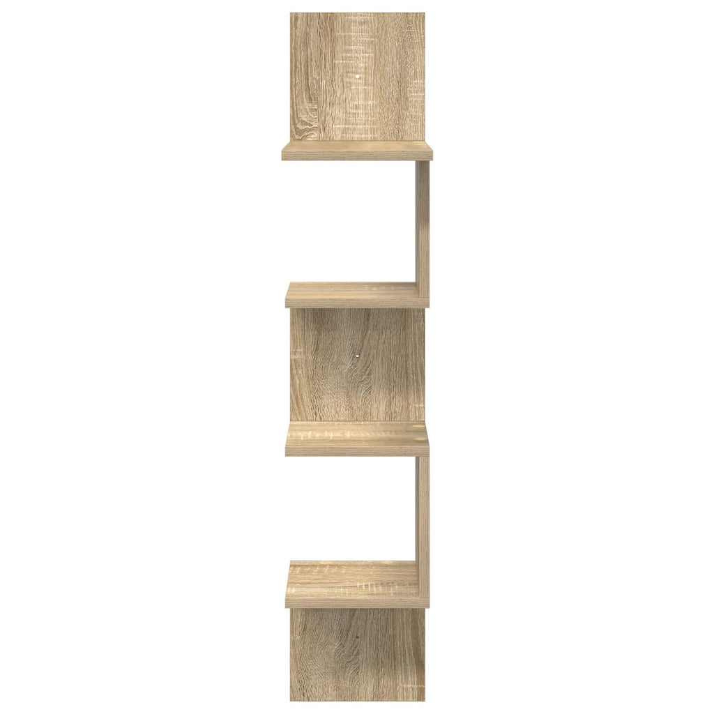 Wandregal Wandhalterung Braun 32 x 21 x 107 cm Holzwerkstoff