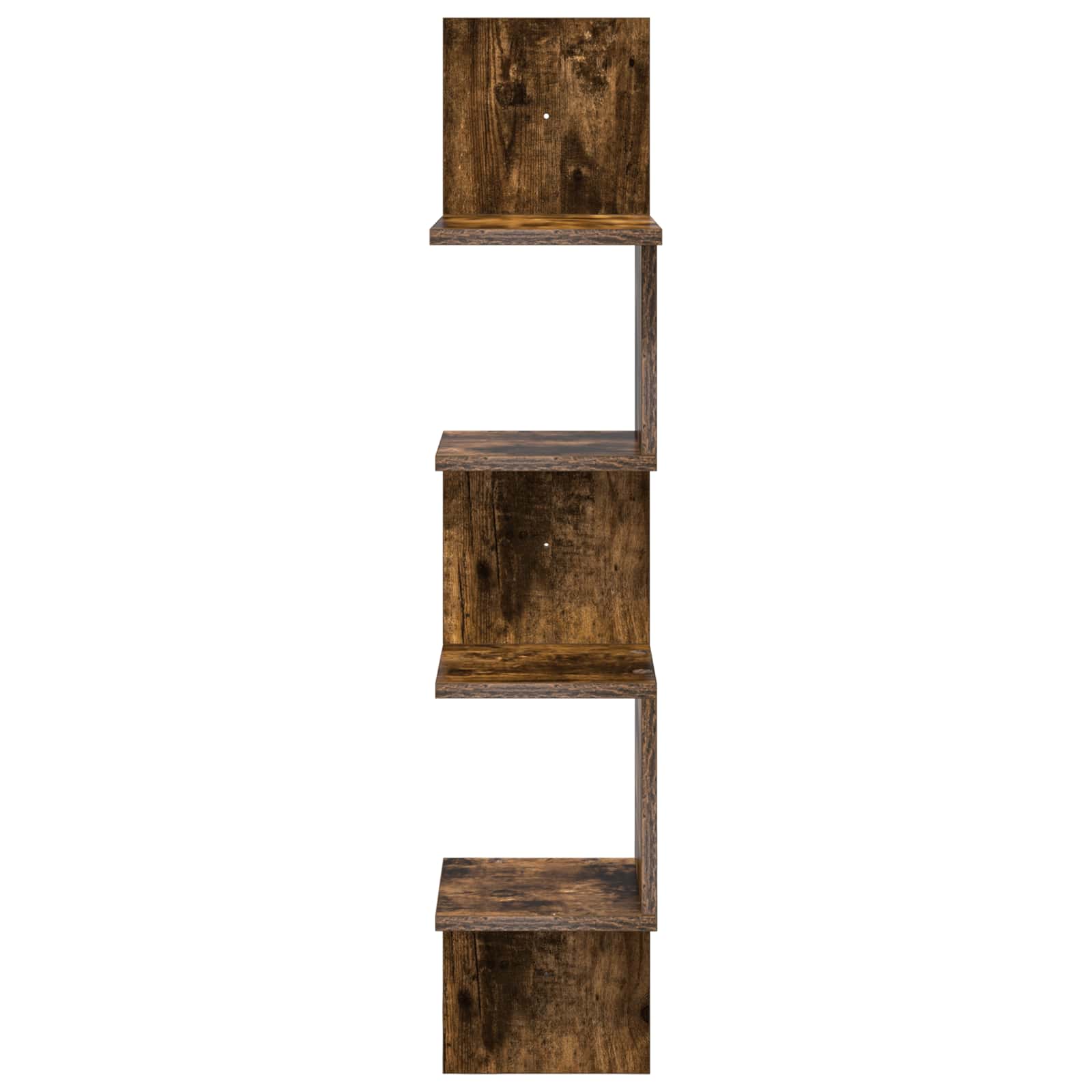 Wandregal Wandhalterung Braun 32 x 21 x 107 cm Holzwerkstoff