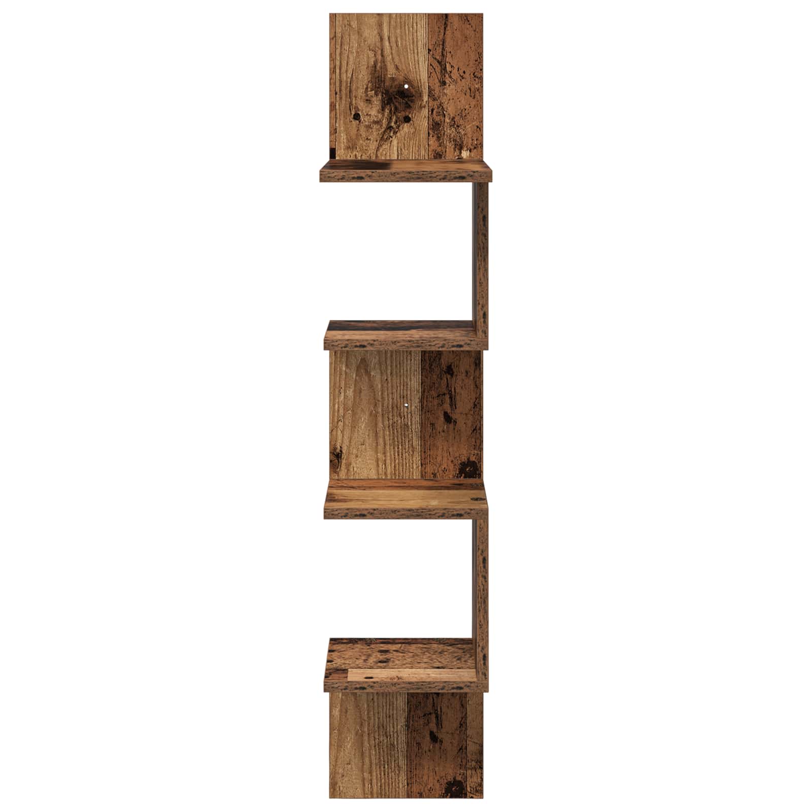 Wandregal Wandhalterung Braun 32 x 21 x 107 cm Holzwerkstoff
