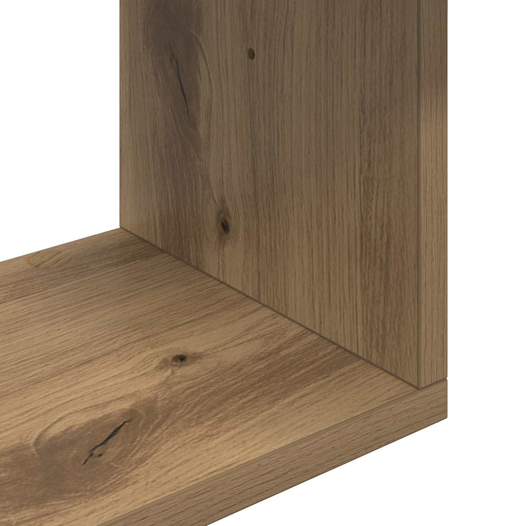 Wandregal Wandhalterung Braun 32 x 21 x 107 cm Holzwerkstoff
