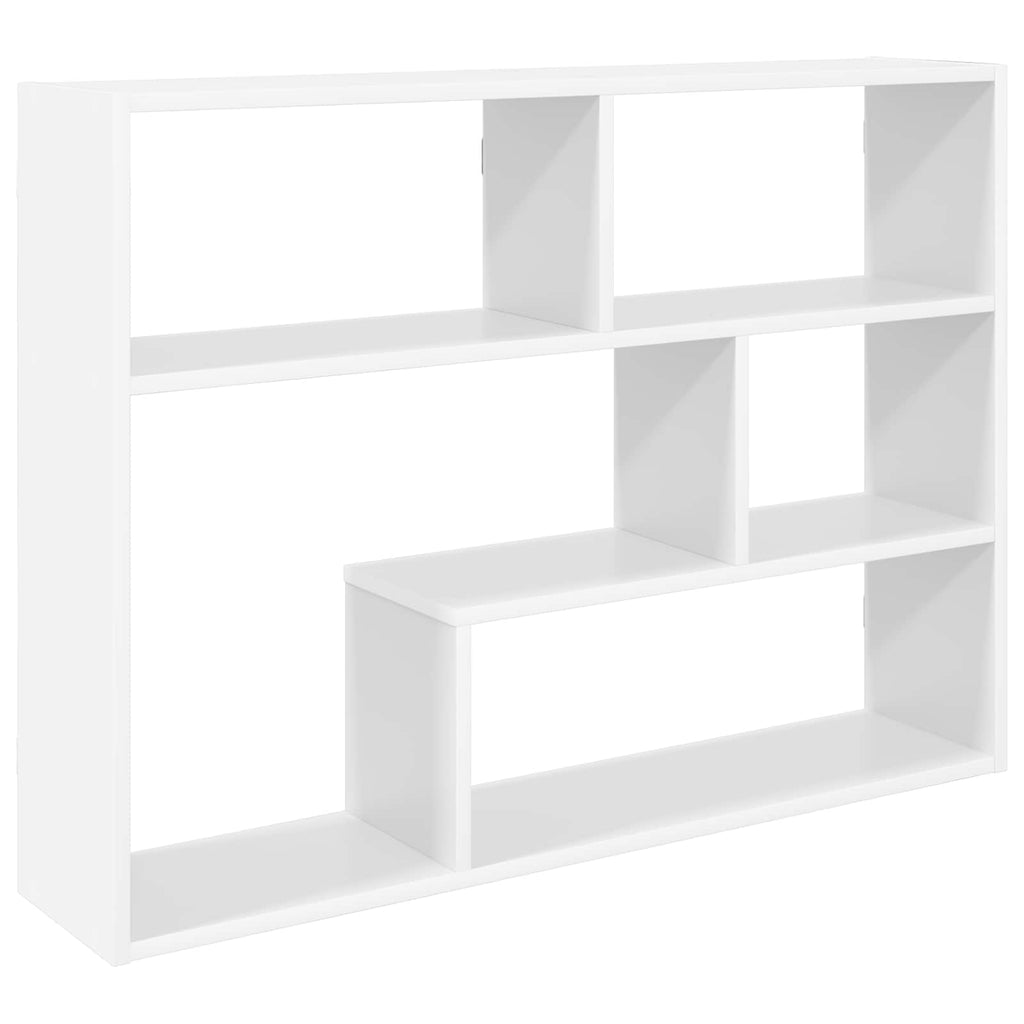 Wandregal Wandhalterung Weiß 95 x 20 x 69,5 cm Holzwerkstoff