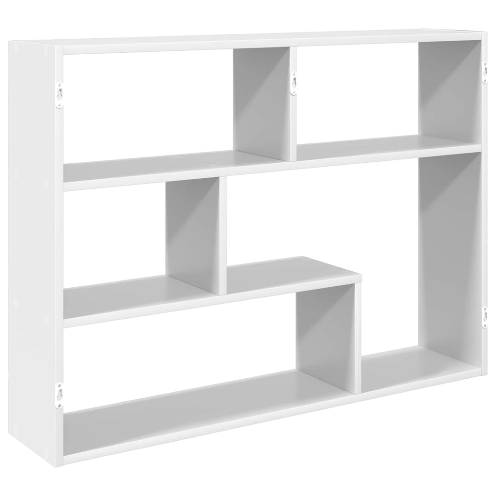 Wandregal Wandhalterung Weiß 95 x 20 x 69,5 cm Holzwerkstoff