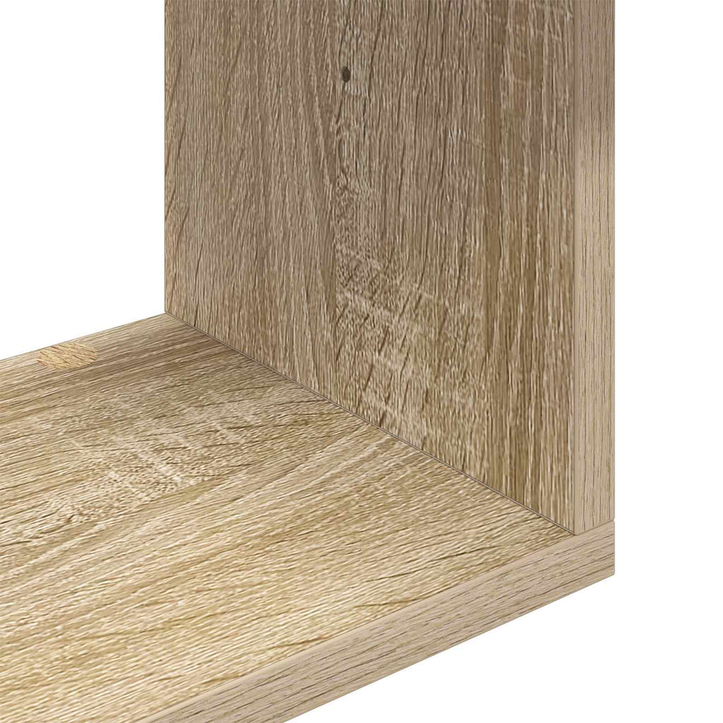 Wandregal Wandhalterung Braun 95 x 20 x 69,5 cm Holzwerkstoff