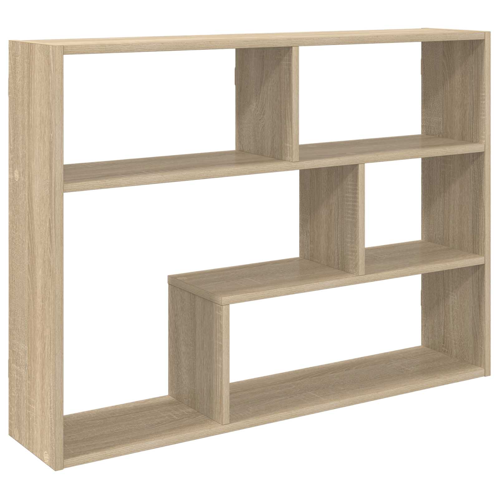 Wandregal Wandhalterung Braun 95 x 20 x 69,5 cm Holzwerkstoff