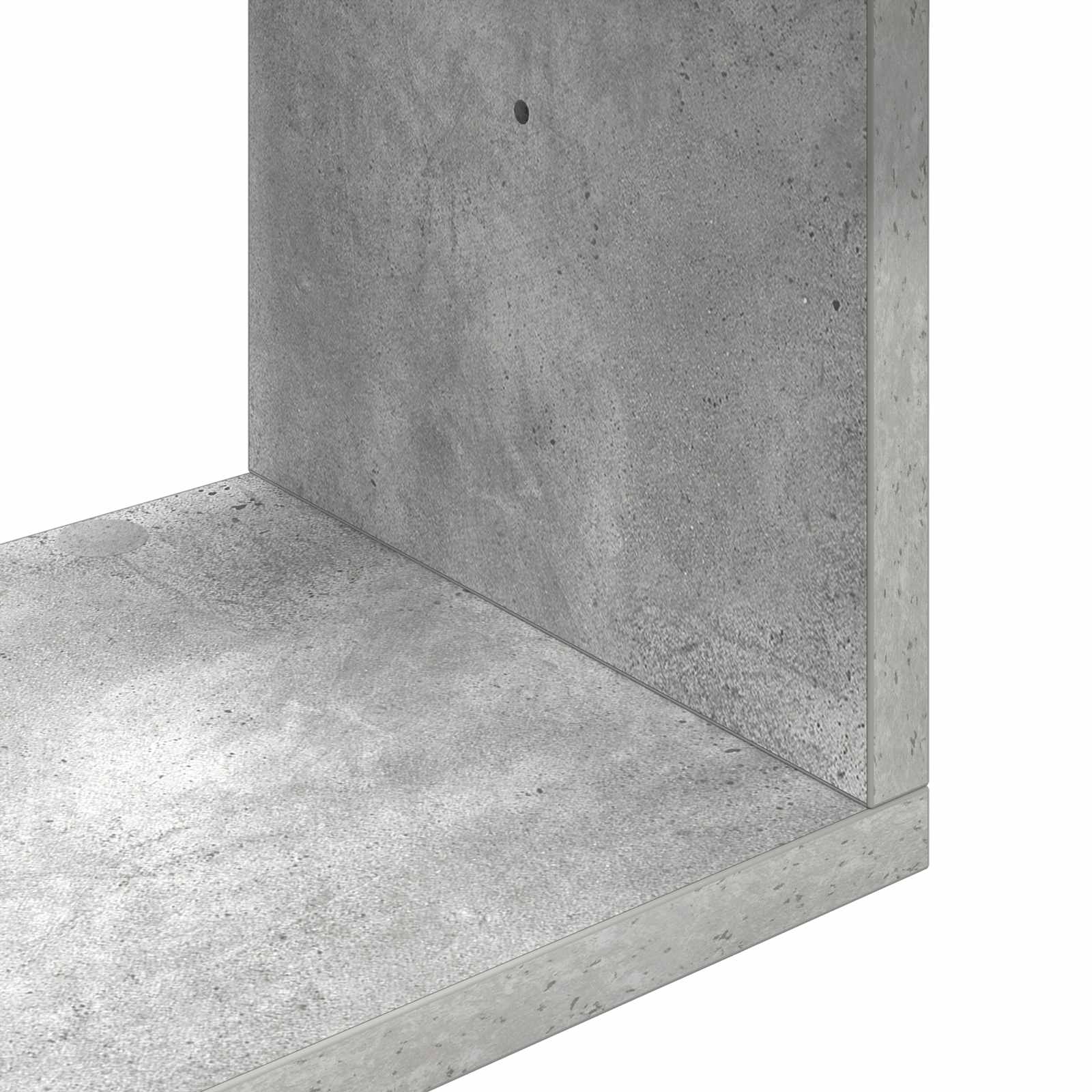 Wandregal Wandhalterung Grau 95 x 20 x 69,5 cm Holzwerkstoff