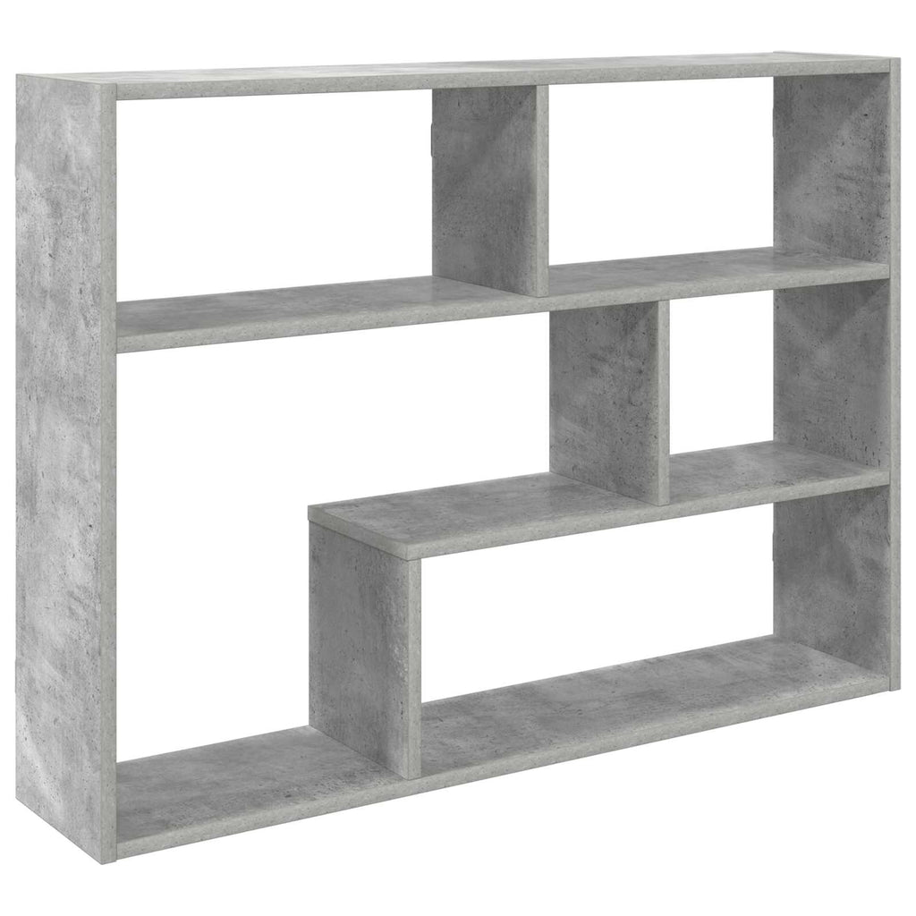 Wandregal Wandhalterung Grau 95 x 20 x 69,5 cm Holzwerkstoff