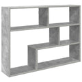Wandregal Wandhalterung Grau 95 x 20 x 69,5 cm Holzwerkstoff