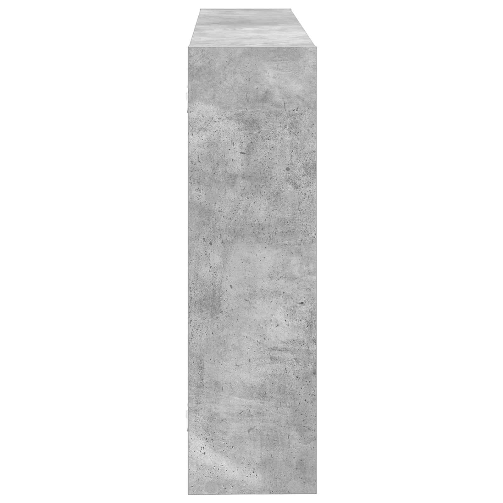 Wandregal Wandhalterung Grau 95 x 20 x 69,5 cm Holzwerkstoff