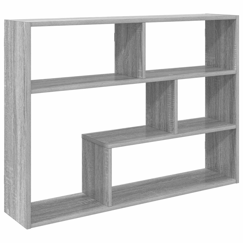 Wandregal Wandhalterung Grau 95 x 20 x 69,5 cm Holzwerkstoff