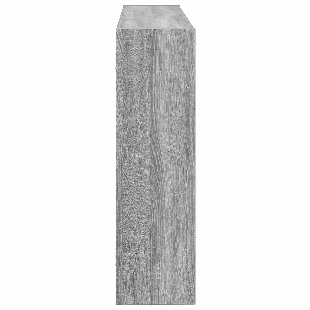 Wandregal Wandhalterung Grau 95 x 20 x 69,5 cm Holzwerkstoff