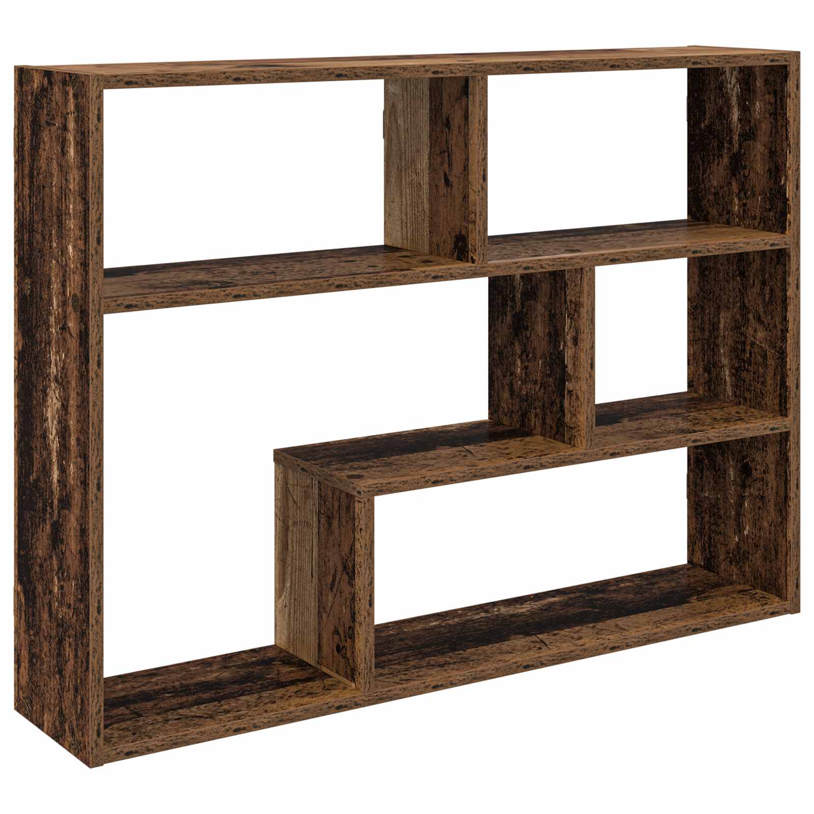 Wandregal Wandhalterung Braun 95 x 20 x 69,5 cm Holzwerkstoff