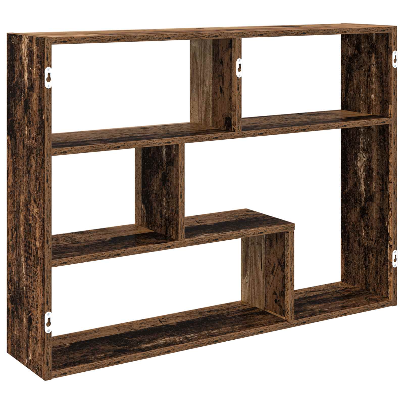Wandregal Wandhalterung Braun 95 x 20 x 69,5 cm Holzwerkstoff