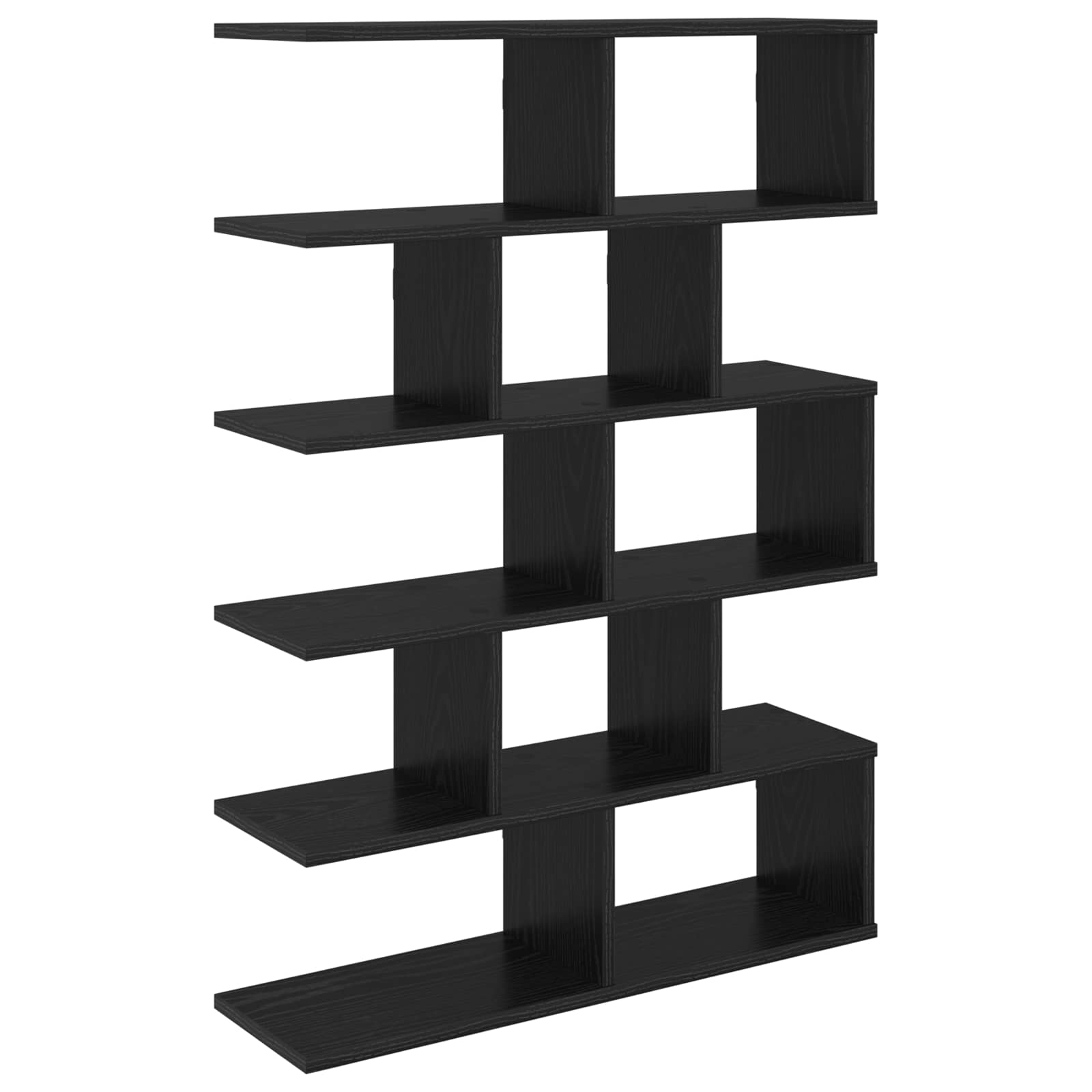 Wandregal Schwarze Eiche 70 x 20 x 100 cm Holzwerkstoff