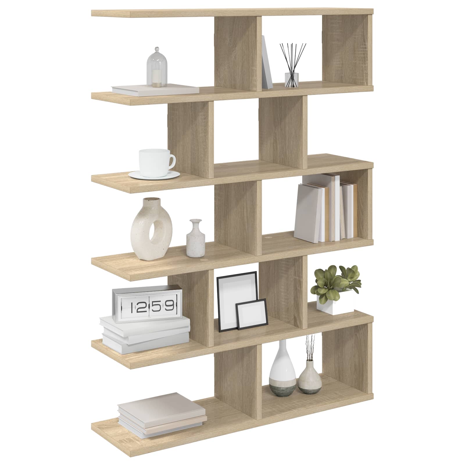 Wandregal Sonoma-Eiche 70 x 20 x 100 cm Holzwerkstoff