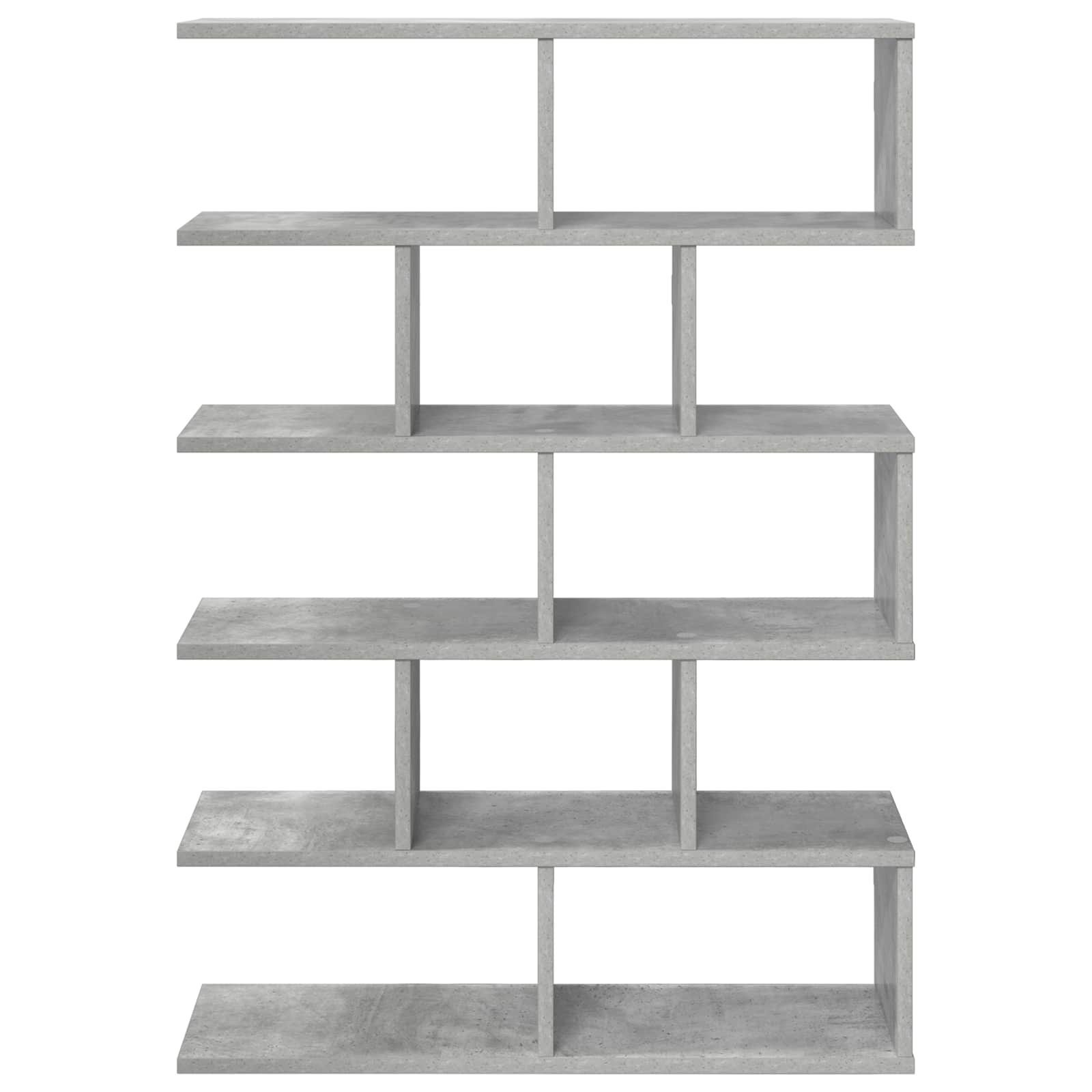 Wandregal Betongrau 70 x 20 x 100 cm Holzwerkstoff