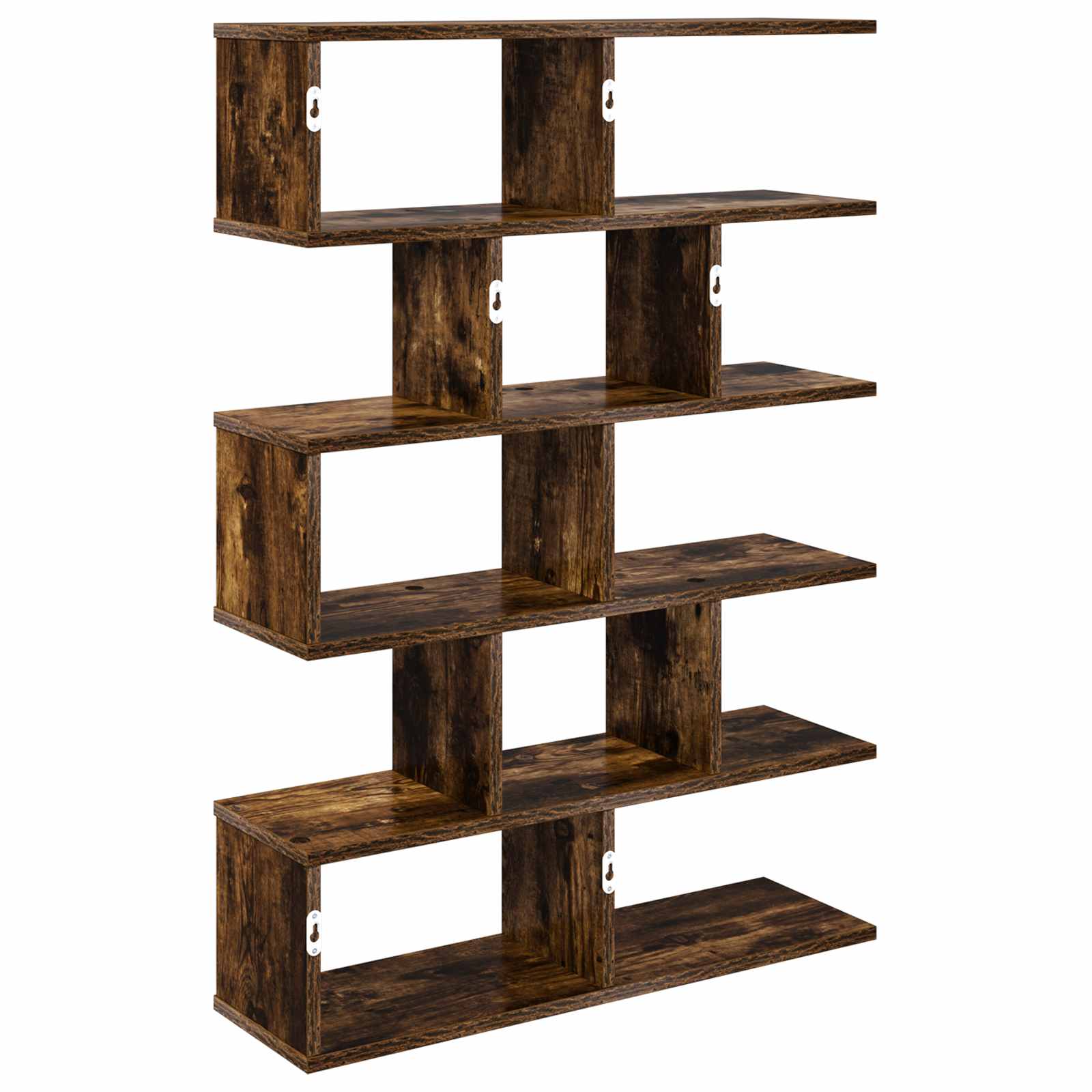 Wandregal Raucheiche 70 x 20 x 100 cm Holzwerkstoff