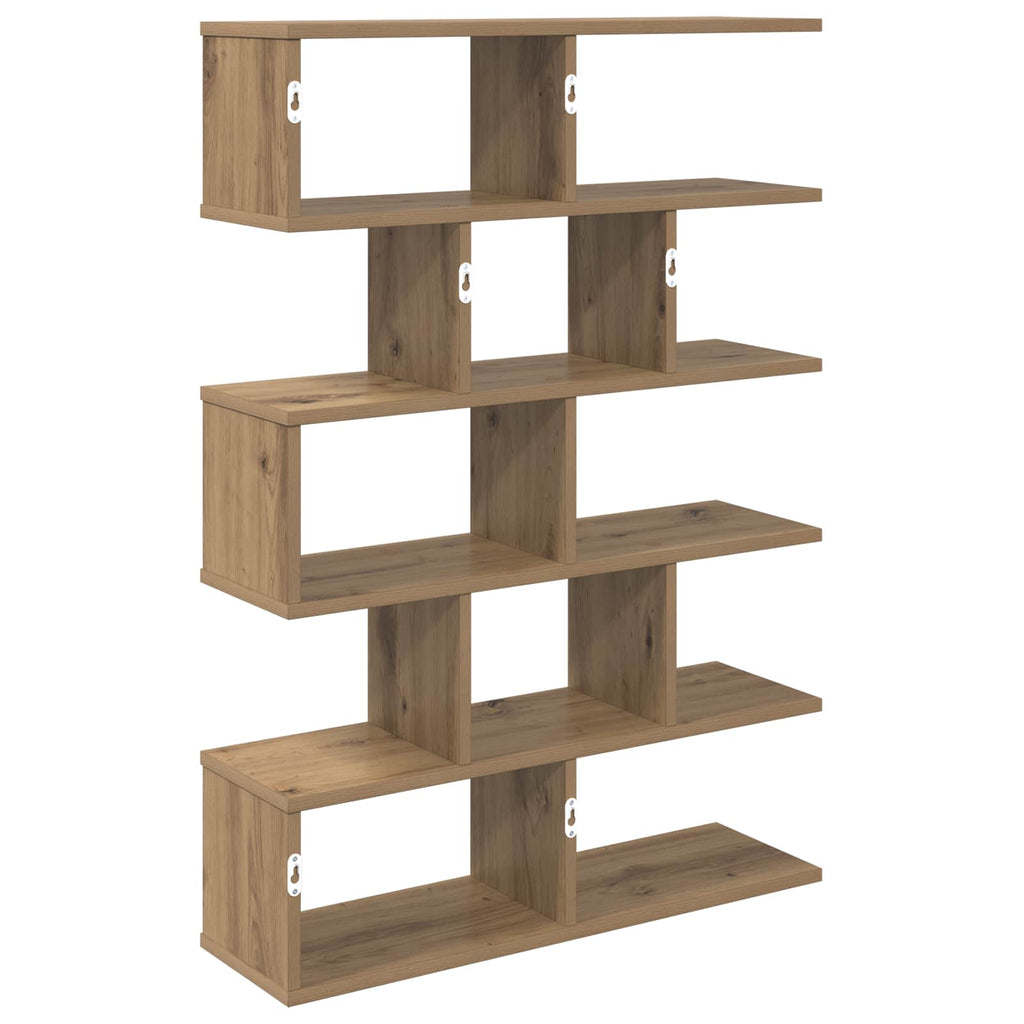 Wandregal Artisan-Eiche 70 x 20 x 100 cm Holzwerkstoff