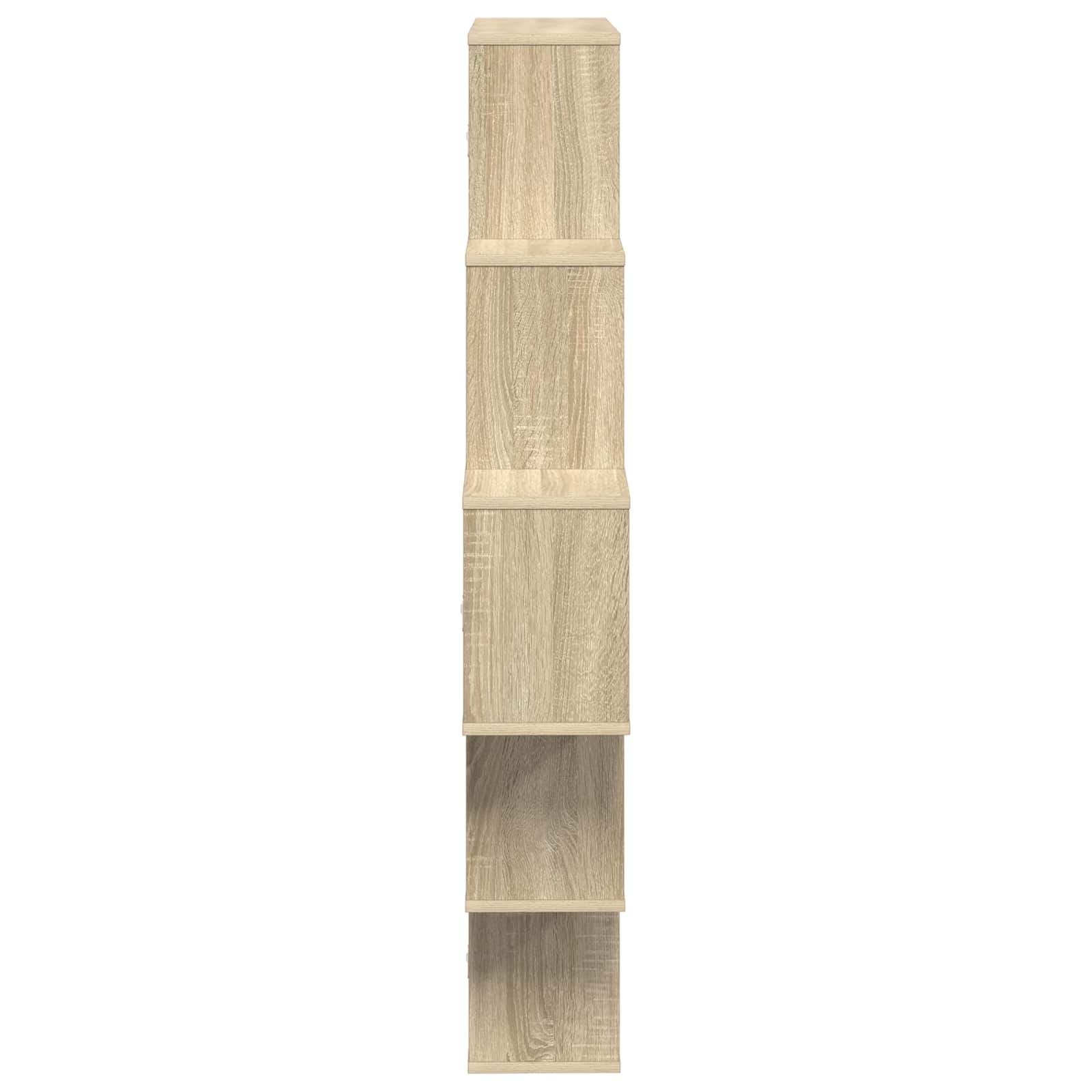 Wandregal Sonoma-Eiche 120 x 20 x 136 cm Holzwerkstoff