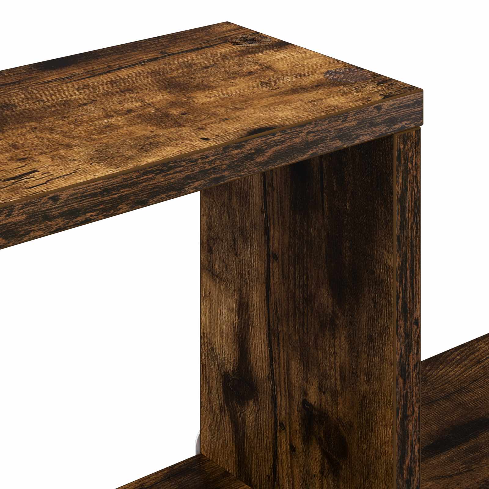Wandregal Raucheiche 120 x 20 x 136 cm Holzwerkstoff