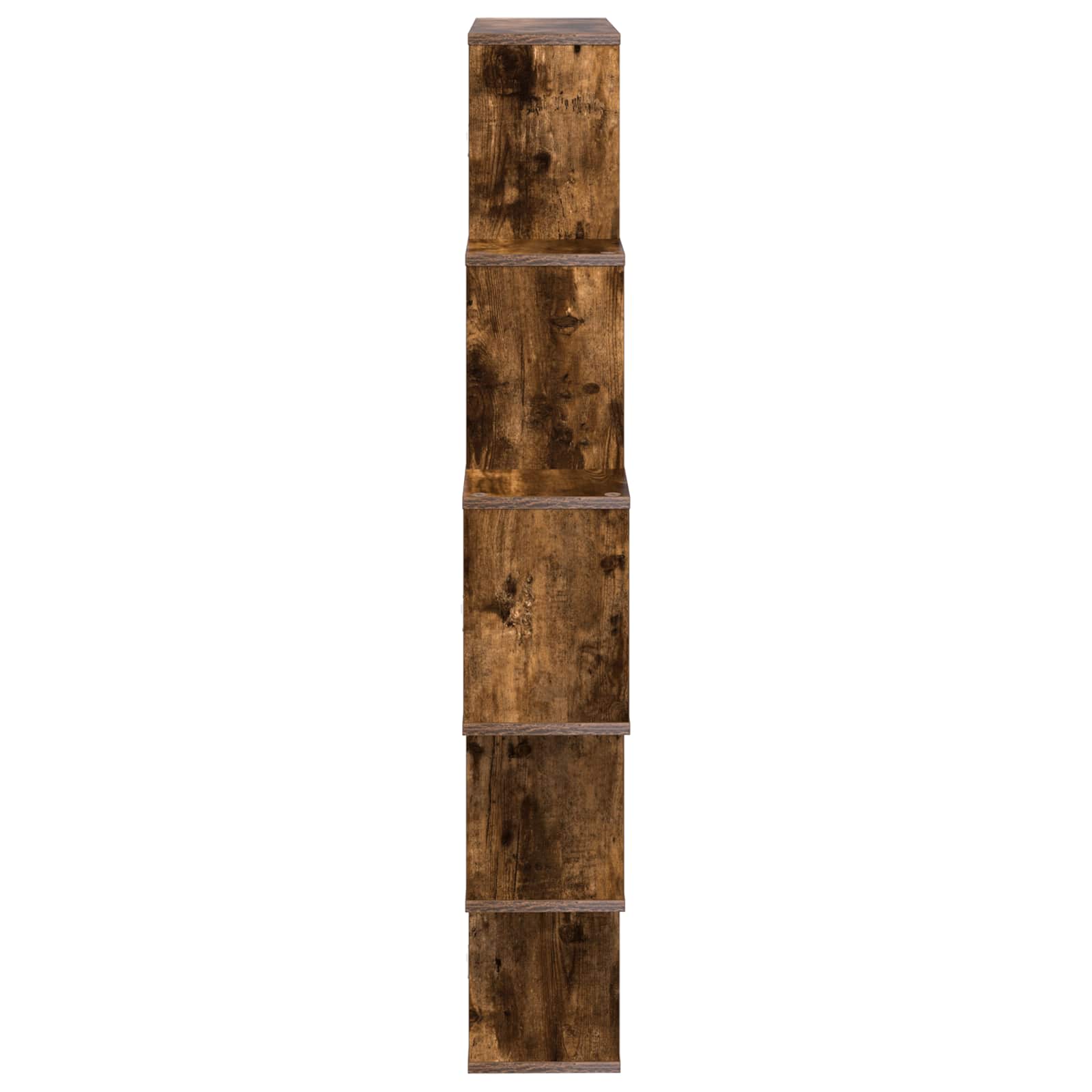 Wandregal Raucheiche 120 x 20 x 136 cm Holzwerkstoff